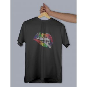 Tricou Pretty Marijuana Pot Lips